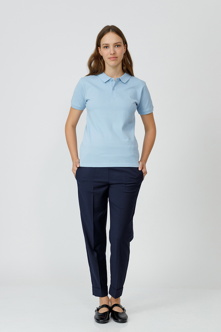Tricou polo slim adolescenți 996